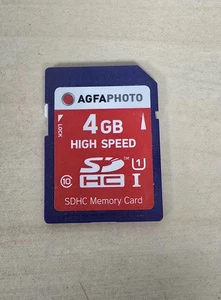 AGFAPHOTO 4Gb High Speed SDHC Memory Card Ref00112 - Picture 1 of 3
