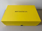 Authentische Mytheresa gelbe magnetische Geschenkbox 14"" x 9,5"" x 5"" mit Band & Karte