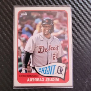 2023 Topps Archives-Miguel Cabrera reverse parallel SP #126-Detroit Tigers - Picture 1 of 2