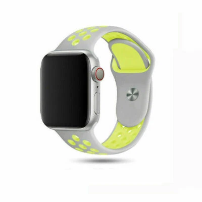 Silicone Sport Strap iWatch Band For Apple Watch Series 11 10 9 8 7 6 5 4 3 2 1  - Image 1 of 4