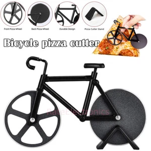 Stainless Steel Pizza Cutter Wheel Slicer Peeler Kitchen Pancake Cutting Tool US - Picture 1 of 8
