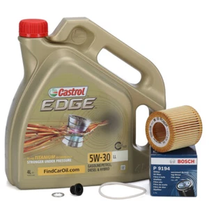 4L CASTROL 5W30 LL Motoröl + BOSCH Ölfilter für VW POLO IBIZA FABIA 1.2 / 12 V