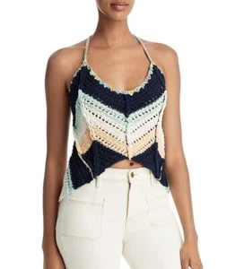 Free People Swim Up Crochet Tank, NWT Sz XS Retail $148 - Picture 1 of 13