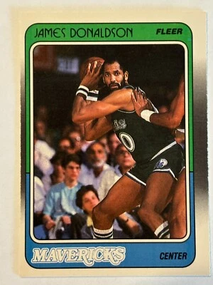 1988-89 Fleer #29 James Donaldson Dallas Mavericks - Image 1 of 2