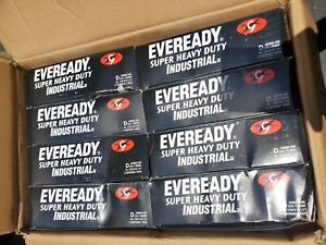 96 pack Eveready Super Heavy Duty Industrial D Batteries 