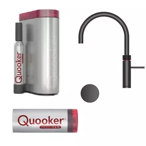 Quooker Flex PRO3 CUBE schwarz black Kochender Wasserhahn Sprudelwasse - Bild 1 von 1