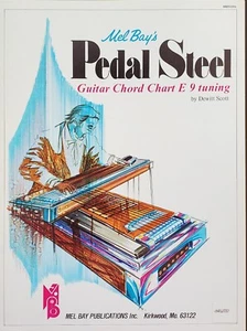 Pedal Steel Guitar Chord Chart E 9 Tuning Sheet Music s7 - Picture 1 of 2