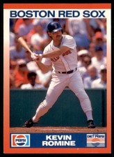 1990 Score Pepsi Kevin Romine Boston Red Sox #19