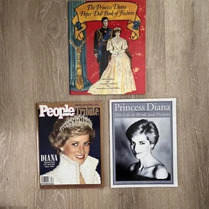 Princess Diana, PEOPLE Tribute, Her Life in Words & Pictures, Paper Dolls - Picture 1 of 12
