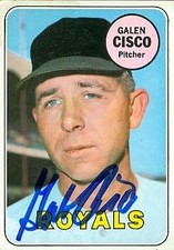 Galen Cisco autographed Baseball Card (Kansas City Royals) 1968 Topps #211