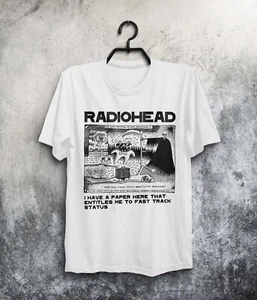 I have paper hear Radiohead Band T shirt Gift for men, women Unisex T shirt - Picture 1 of 2