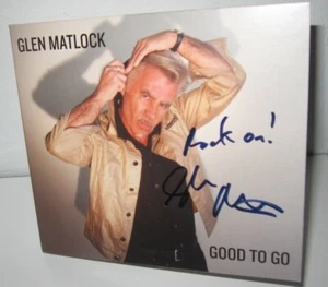GLEN MATLOCK SIGNED GOOD TO GO CD SEX PISTOLS RICH KIDS PUNK AUTOGRAPH PROOF  - Picture 1 of 4
