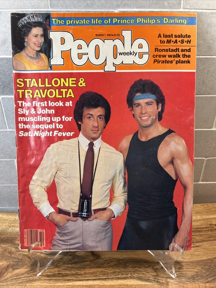 Журнал People - 7 марта 1983 - Джон Траволта - Сильвестр Сталлоне - Изображение 1 из 4