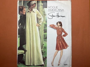 Vestido de salón Vogue Patrón 2975 Stan Herman Misses Talla 8 Corte Completo - Imagen 1 de 3