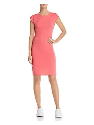 VELVET By G&S Vittoria Dolman Sleeves Ruched T-Shirt Dress Framboise S $150 B4 - Image 1 of 2