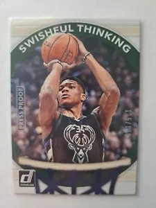 🔥Giannis Antetokounmpo 115/125 Press Proof Swishful Thinking Donruss 2017🔥 - Picture 1 of 2