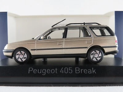 Norev 474557 Peugeot 405 Break (1991) en mayfair beige metalizado 1:43 NUEVO/EMBALAJE ORIGINAL - Imagen 1 de 4