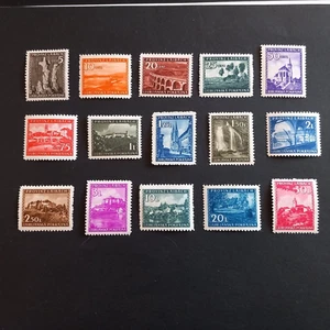 DEUTSCHLAND OCC. LJUBLJANA 1945 / ANSICHTEN - NR. 15 UNBESCHÄDIGTE WERTE POSTFRISCH ** - Bild 1 von 2