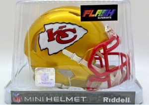 NFL KANSAS CITY CHIEFS FLASH RIDDELL MINI SPEED HELMET - Picture 1 of 9
