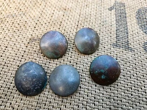 Primera Guerra Mundial Original Alemán Pre-1907 BOTONES TÚNICA AZUL OSCURO GRAN CONJUNTO DE 5 RELIQUIAS - Imagen 1 de 2