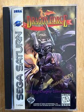 Dragon Force (Sega Saturn, 1996) COMPLETE IN CASE W/ RAM STICKER TESTED
