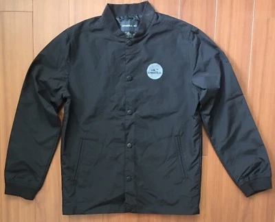 CHAQUETA CORTAVIENTOS O'NEILL BOYS ROSTER FRANQUICIA ABOTONADA NEGRA A28 Foto 1 de 2