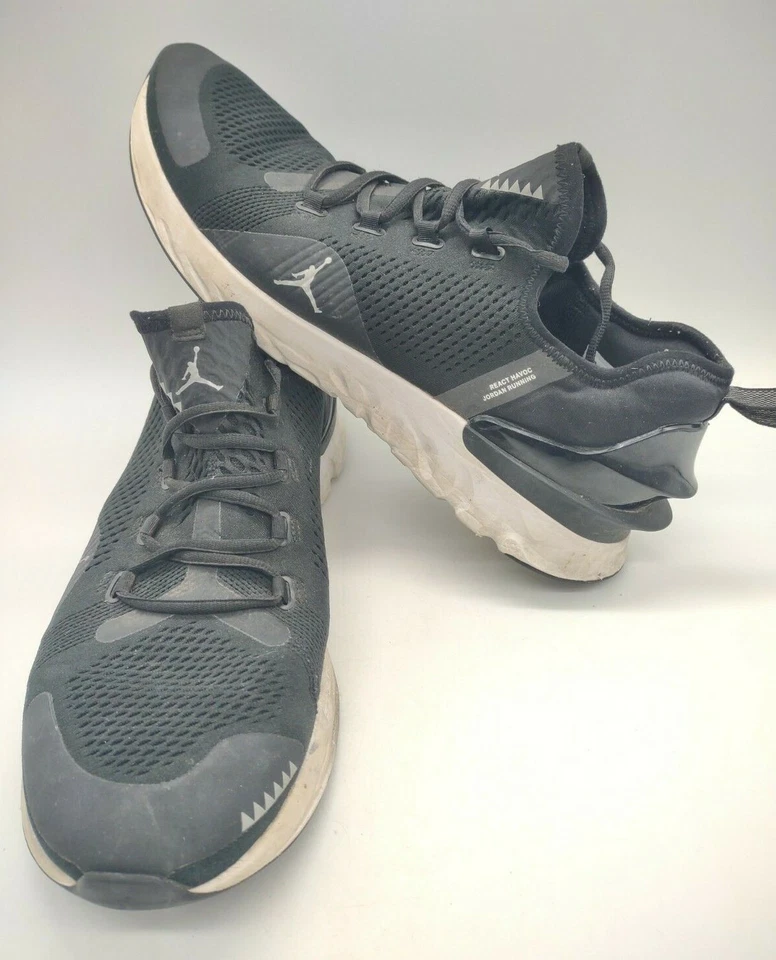 Tênis de corrida Nike Jordan React Havoc masculino tamanho 13 preto/branco Speed AR8815-001 - Imagem 1 de 4