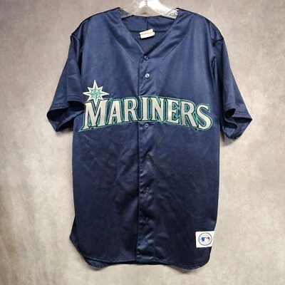 Vintage 90s Majestic Seattle Mariners  Ken Griffey Jr. 24 Mesh Jersey Mens L USA - Image 1 of 4