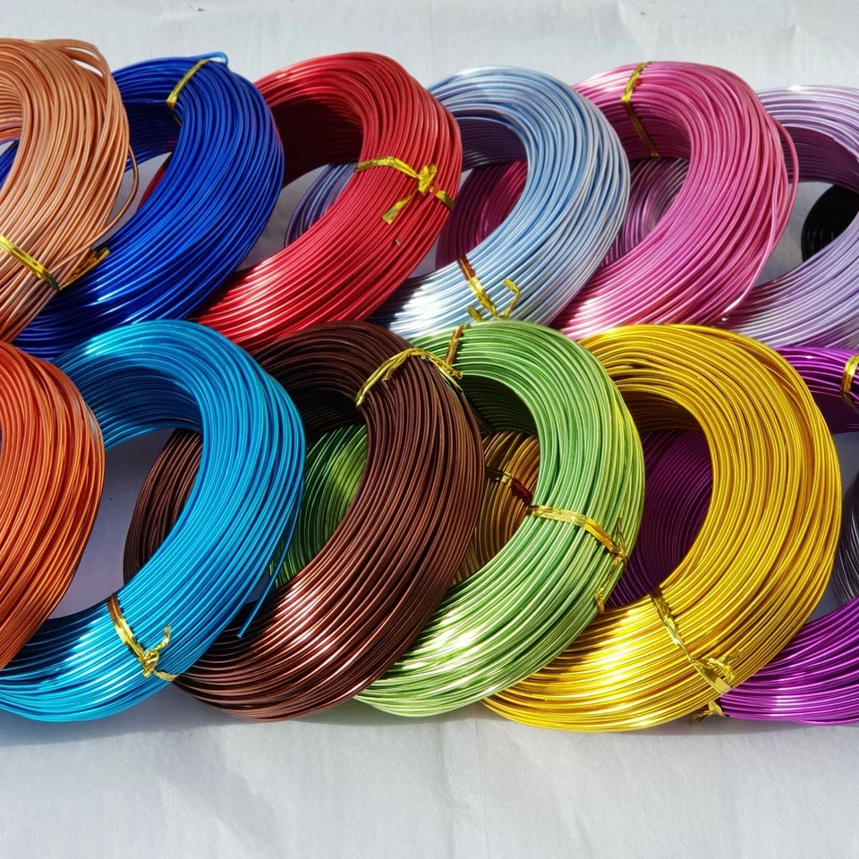 Florist Craft Aluminium Coloured Wire 12 gauge 2mm - image 1 of 1
