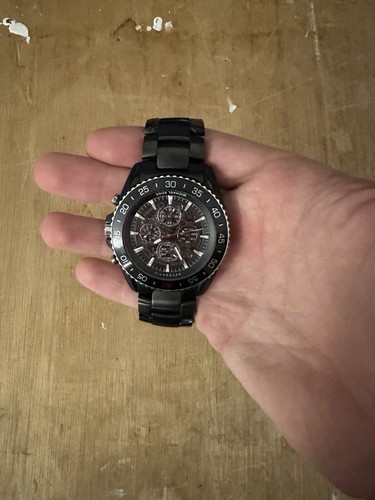 orologio uomo michael kors automatico multifunzione nero ioni acciaio S MK9012