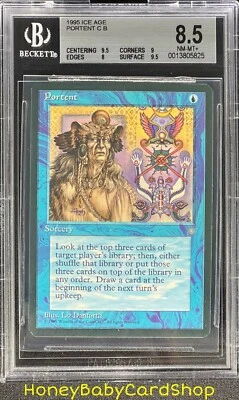 MTG Ice Age 1995 Portent BGS 8.5 NM/MT+ Silver Age Iconic Staple - Image 1 of 4