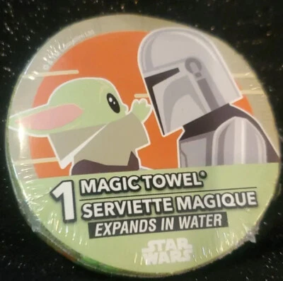 Nuevo paño mágico de lavado Star Wars The Mandalorian & Baby Grogu 11,5" x 11,5" Foto 1 de 2