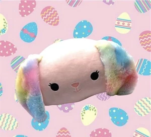 Squishmallows Bunny Rabbit BOP Pink Tie Dye 12" Stackable Soft Plush Pillow Toy - Picture 1 of 9