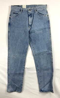 NWT Wrangler Men's Stone Washed Jeans Regular 96501sl 36x34 Blue 100% Cotton - Image 1 of 4