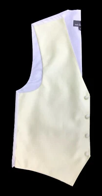 New Men's Banana Yellow Tuxedo Vest Fullback Formal Wedding Groom Church Suit - Image 1 of 4