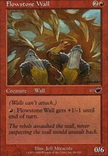 4x Flowstone Wall MTG Nemesis NM Magic Regular