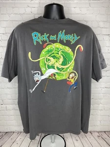 Adult Swim Rick and Morty Mens T-Shirt Gray Size 2XL - Picture 1 of 6