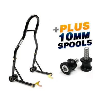 Soporte elevador trasero motocicleta - con carretes para Kawasaki EX250F Ninja 250R 2008-2011 Foto 1 de 4