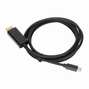 Type C To Displayport Cable 4K HD Gold Plated Prevent Interference 10Gbps Typ CB - Afbeelding 1 van 22