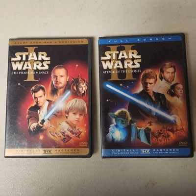 The Phantom Menace - Attack Of The Clones -  Star Wars 2 DVD Combo - Image 1 of 4