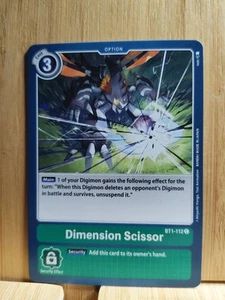Digimon TCG🏆 DIMENSION SCISSOR - BT1-112🏆Trading Card - Bild 1 von 1