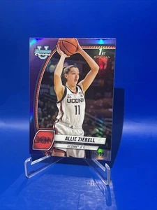 2024-25 Bowman U cromo #5 Allie Ziebell refractor púrpura 101/399 Uconn Huskies - Imagen 1 de 2