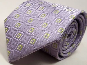STAFFORD 100% Silk Tie Men's Purple Green Necktie NEW - Picture 1 of 4