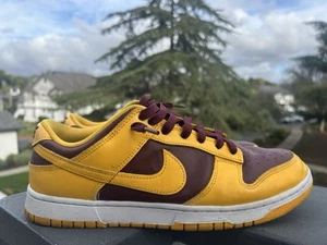 Nike Dunk Low Retro University Gold and Deep Maroon DD1391-702 Men's Sz 10 - Picture 1 of 9