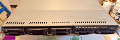 Supermicro Server Chassis CSE-113MTQ-563CB 560W 1U Short-Depth 80PLUS - Immagine 1 di 4