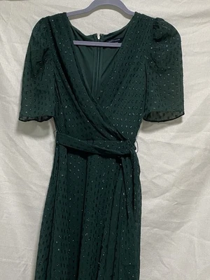 Tommy Hilfiger Vestido Mujer Talla 8 Petite. Verde Foto 1 de 4