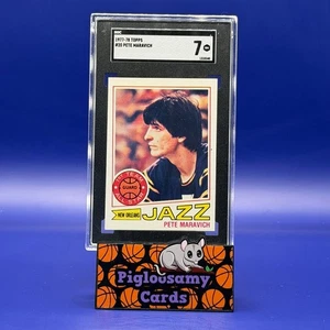 Pete Maravich 1977-78 Topps 1st Team All Star SGC 7 - Bild 1 von 2