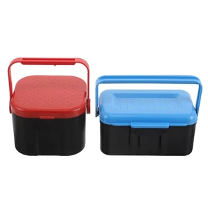  2 Pcs Bait Preservation Box Worm Containers for Worms Fishing Baits Holder - Picture 1 of 12