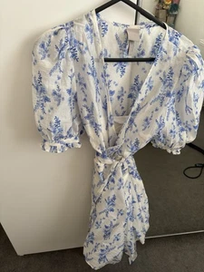 H&M Wraparound Tea Dress Size 10 - Picture 1 of 4