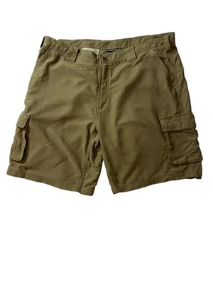 Pantalones Cortos ExOfficio Exterior Nylon Senderismo Verde Cremallera Bolsillos de Carga Para Hombres Talla 40 Foto 1 de 4